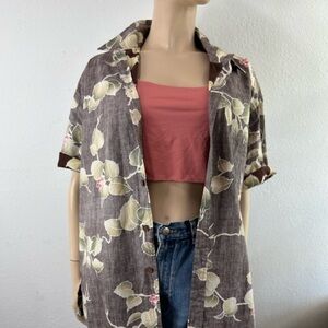 Cooke Street Honolulu Hawaiian shirt brown